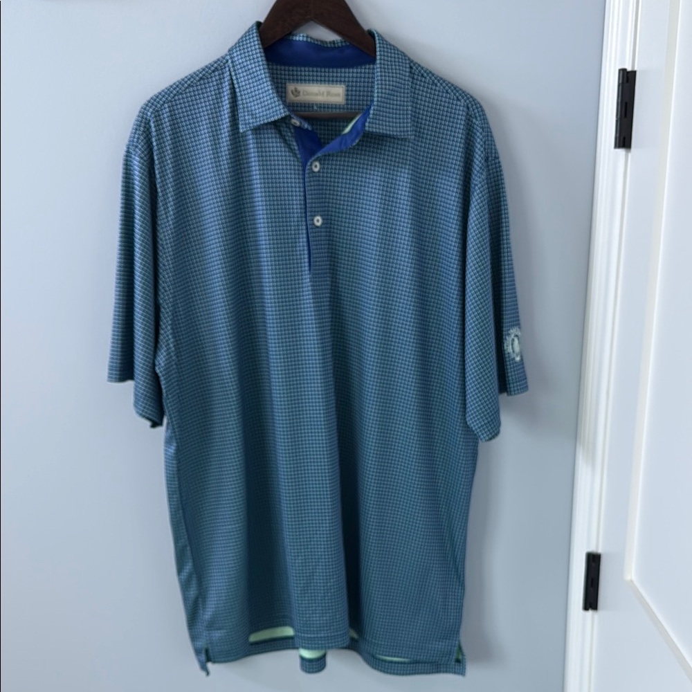 Classic Blue Polo Shirt with Relaxed Fit